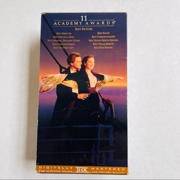Titanic 1 & 2 VHS Hi Fi Stereo Titanic Movie Classic Drama - Picture 3 of 6